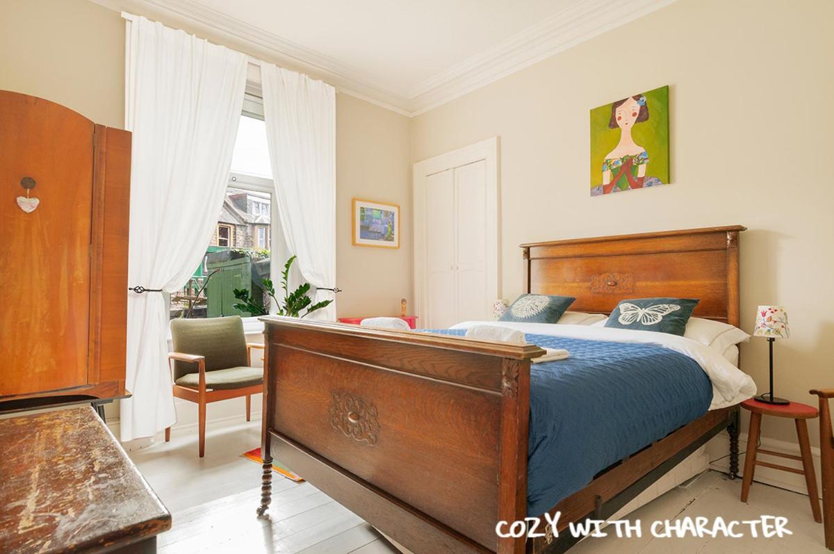 Cozy With Character Vibrant Cottage Style Flat At Leith Links Park Edinburgh Bagian luar foto